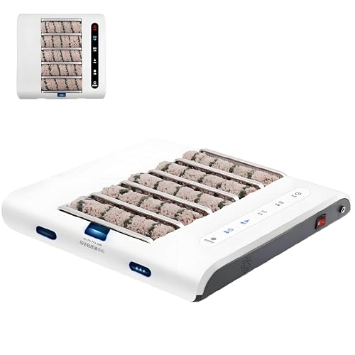 GSHSHOU Nettoyeur de Semelles de Chaussures Entièrement Automatique,Cireuse à Chaussures électrique,Cireuse à Chaussures à Capteur,Puissance D'aspiration de 1000 Pa,Convient à la Maison,au Bureau。 A