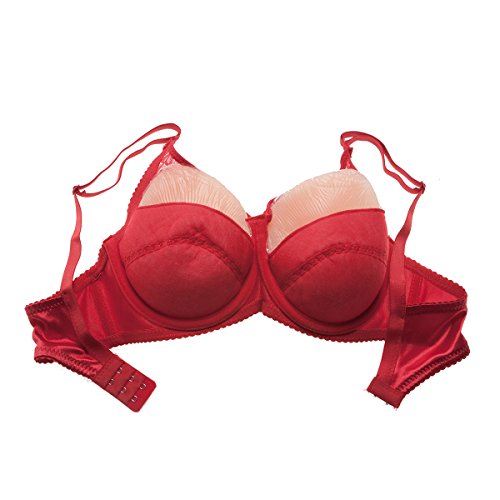Mayuber Pocket Bra To Hold Fake Boobs Silicone Breast Forms For Crossdressers Mastectomy Red Bra #TOP5