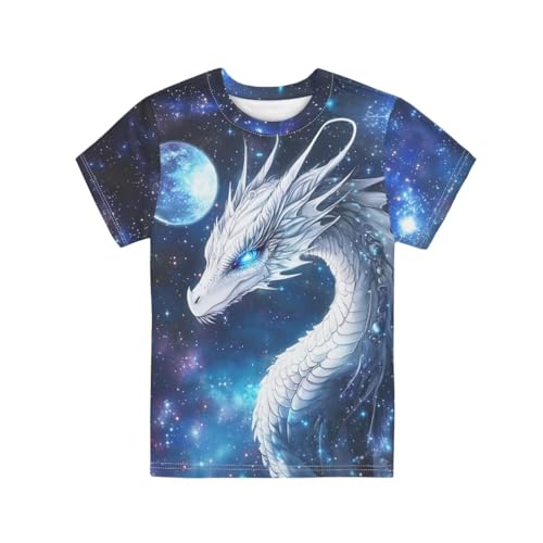 Image of Kids Graphic T-Shirt Boys Girls Novelty Tees Top Short Sleeve Shirts Summer Blouses 3-16