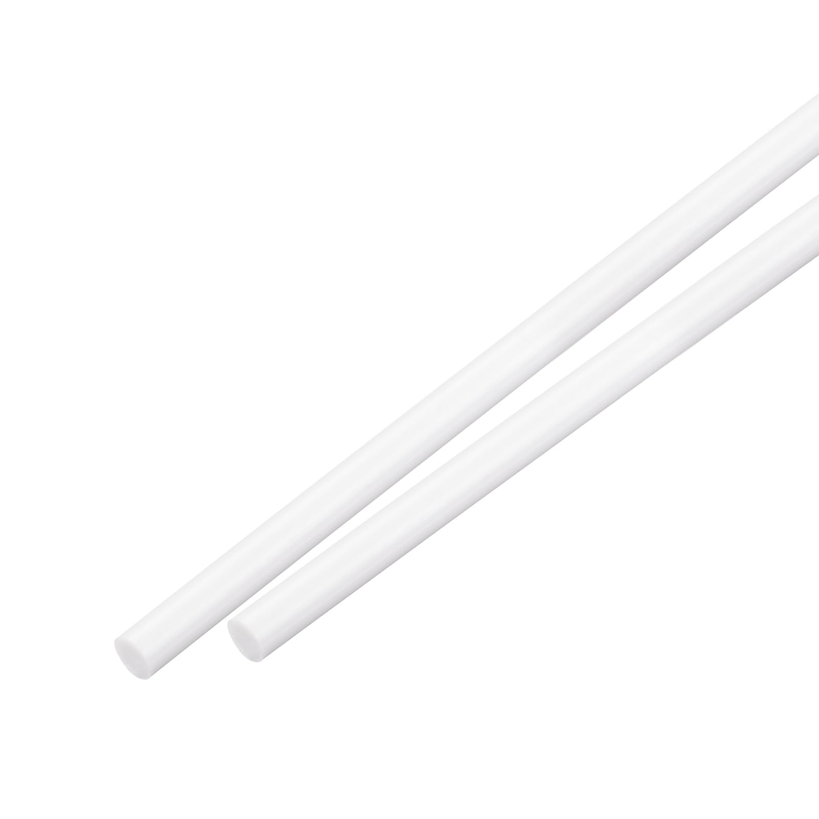QUARKZMAN Asta Tonda Plastica Abs, Diametro 10 Mm X Lunghezza 500 Mm Per Materiale Modellismo Fai-Da-Te, Realizzazione Di Modelli Architettonici, Tavolo Sabbia Fai-Da-Te, Confezione 2Pz - 12