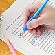 15 Stück Schreibhilfe für Stift Kinder, Schreibhilfe-Griff, Stiftgriffe, Stifthalter Kinder, Handschriftgriff, weiches Silikon, Korrektor, Schreibwerkzeug für Kinder, Studenten, Kleinkinder