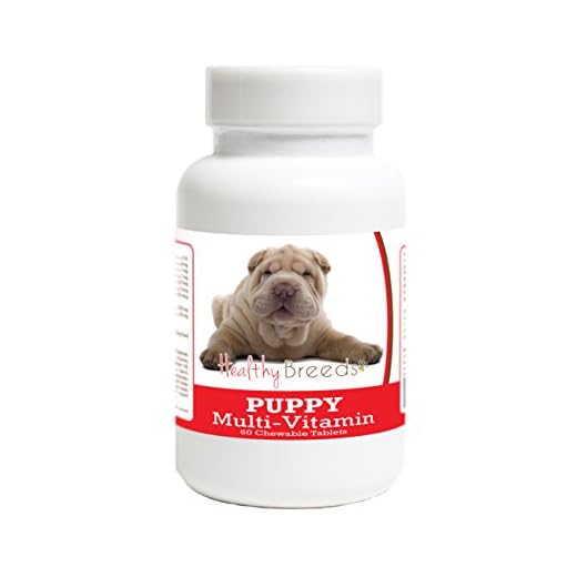 Healthy Breeds Chinese Shar Pei Puppy Dog Multivitamin Tablet 60 Count