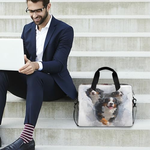 Funda para portátil messenger con asa y correa 15.6" miniatura 3