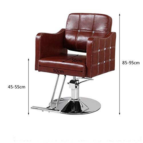 Hair Cutting Salon Chair Barber Chair in Beauty Personal Care Hydraulic Reclining 360 Degrees Rolling Swivel Hair Salon Salon Styling Beauty Equipment - Image 3
