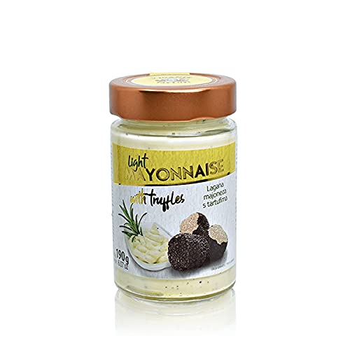 Mayonaise mit Trüffel - Leichte Mayonaise mit schwarzen Trüffel. Zigante Tartufi aus Istrien, Kroatien Cover