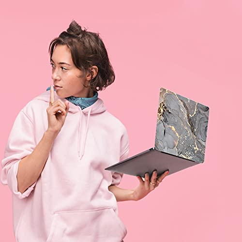 Laptop Skin Sticker Decal,13.3" 14" 15" 15.4" 15.6 Inch Laptop Universal Vinyl Skin Sticker Cover,Dustproof Waterproof Reusable Art Decal Protector With Free 2 Wrist Pads (Marble 4) #TOP1