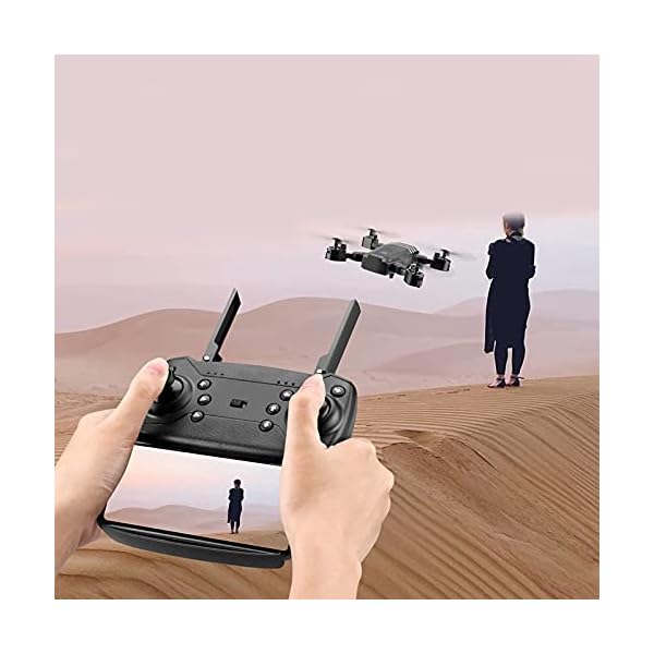 YDZ Outdoor Drohne 4K Dual Kameras, Faltbare Quadcopter Anwendung zur Steuerung des Flugbahnbetriebs – Bild 7