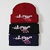 Ayrsjcl Embroidery Beanie Hat Cool Cotton Beanie Slouch Personalized with Hip-hop Winter Warm Hat #5