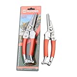 HARDEN 8 inch Pro Hand Tool Stainless steel Horticulture Garden Tree Trimmer Anvil Pruner Floral shears Orchard Shears Scissors with Zinc Alloy Handle | Pruning Shears | Garden Shears | Flower shears