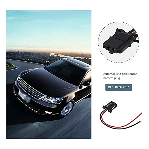 ECSiNG 2 x 2 Pin Verbindungsstecker kompatibel mit VW Audi Skoda Seat 3B0972702 1J0971972 Auto LED Tür Warnlicht Kabelbaum Fahrzeugzubehör Elektrische Komponenten Verdrahtung Webstühlen