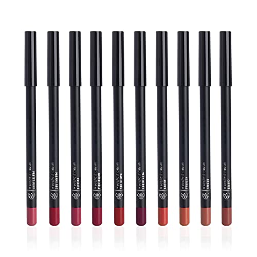 PAC Studio Lip Pencil Vault Set of 10 | Creamy Non Drying | Longwear Intense Pigment | Matte Finish