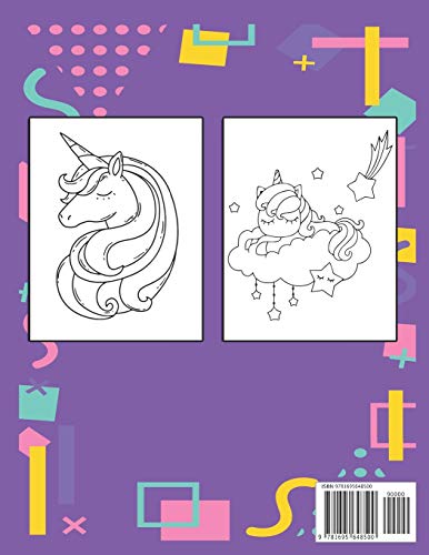 Unicorn Coloring Book: Funny Unicorns Magical Rainbow image 4