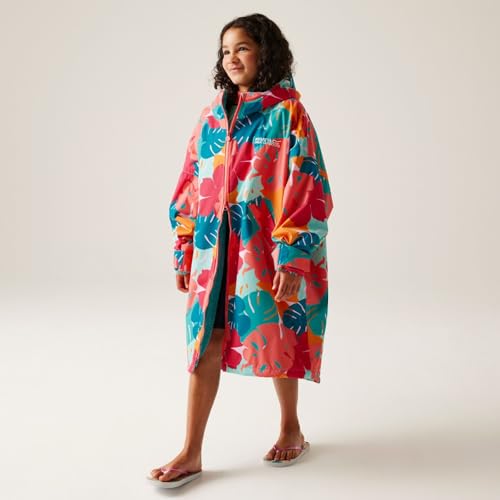 Kids Spirit Of Adventure Changing Robe - Tropical Leaf Print - 9-13 Yrs3