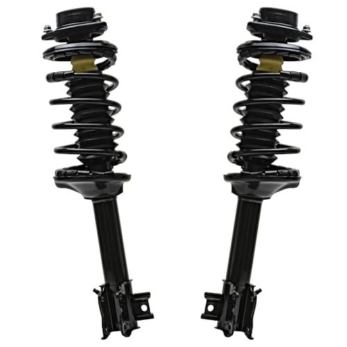 Image of Detroit Axle - Pair Rear Struts for 1993-1999 Nissan Altima 1994 1995 1996 1997 1998 2 Ready Struts w /Coil Spring Assembly Replacement Suspension