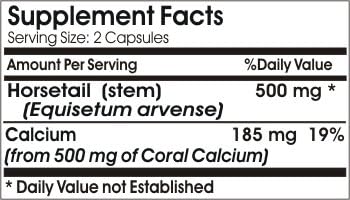 Silica Max Complete 500mg ~ 200 Capsules - No Additives ~ Naturetition Supplements