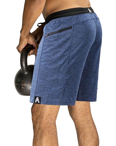 Hyperflex men's gym shorts with zip pockets