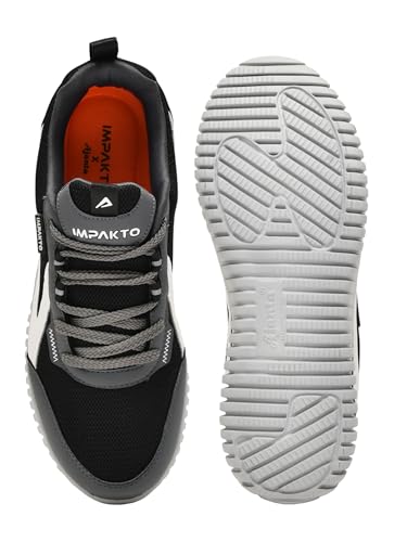 Image of Impakto Driftwave Men Running Shoes | Lightweight & Breathable Shoes for Gym, Training & Travel Cushioned Insole for Comfort | Wide Toe | Slip Resistance oustole for Ground Traction