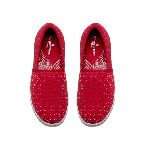 Clarks Breeze Lily para mujer: comodidad con estilo cereza para tus paseos diarios 6