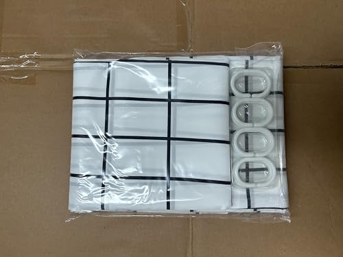 Miniatura 9 de Dufu Cortina De Ducha De Secado Rápido Y Lavable - Impermeable Poliéster Con 12 Ganchos 180x200 Cm Para Baño