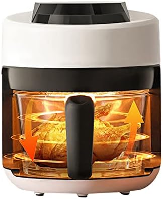 Digital Air Fryer with Touch Screen, 6 Cooking Presets, Compact Design, Oil-Free Cooking, Easy to Clean Nonstick Detachable Basket