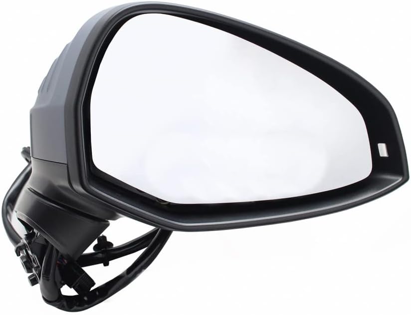 For Audi A4 Allroad 2017 2018 Door Mirror Driver Side | Power | Heated | w/Signal | Paint To Match | Replacement For 8W1857409T9B9 | AU1320135