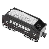 Compatibilité polyvalente : compatible avec diverses voies ferrées et accessoires de trains miniatures, ce train de transport de charbon peut facilement s'intégrer dans les ensembles de trains existants, moteur de locomotive en v, voie ferrée