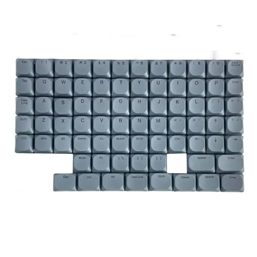 71�L�[ Choc PBT �L�[�L���b�v �����^�L�[�L���b�v�Z�b�g ���^MX�X�C�b�`�p Corne / Cornix / Lily58 / Sofle �Ώ̃X�v���b�g�G���S�m�~�b�N ���J�j�J�� �L�[�{�[�h ANSI ���C�A�E�g (Choc Black)
