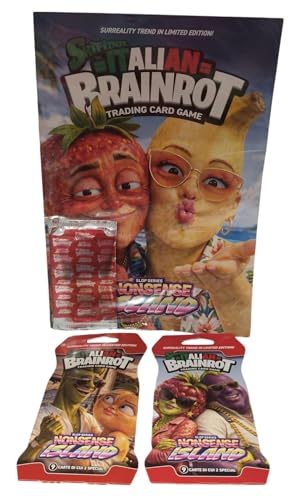 Skifidol Italian Brainrot TCG, Slop Series “Nonsense Island”. Starter Pack
