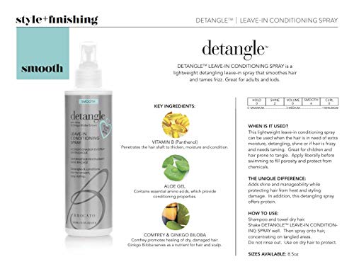 Brocato Detangle Leave In Conditioner Spray 8.5 oz miniatura 2