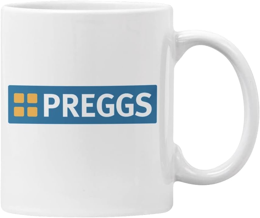Preggs Mug Funny Gift for Mum to be Mother to be, Pregnant Gift