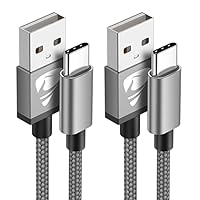 USB C Charger Cable 3M 2Pack Type C Charger Fast Charging 3A Lead Nylon Braided for Samsung Galaxy S22 S21 S20 S10 S9 S8 A12 A20e A21s A40 A51 A70,Huawei P30 P20,Google Pixel,Xiaomi,Sony Xperia,Switch