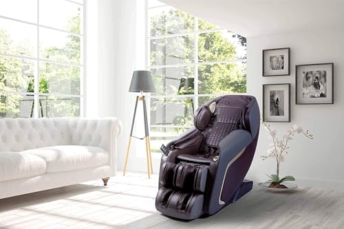 Fauteuil massage Ananda 2D+ Zero Gravity brun - GLOBAL RELAX - FRANCE