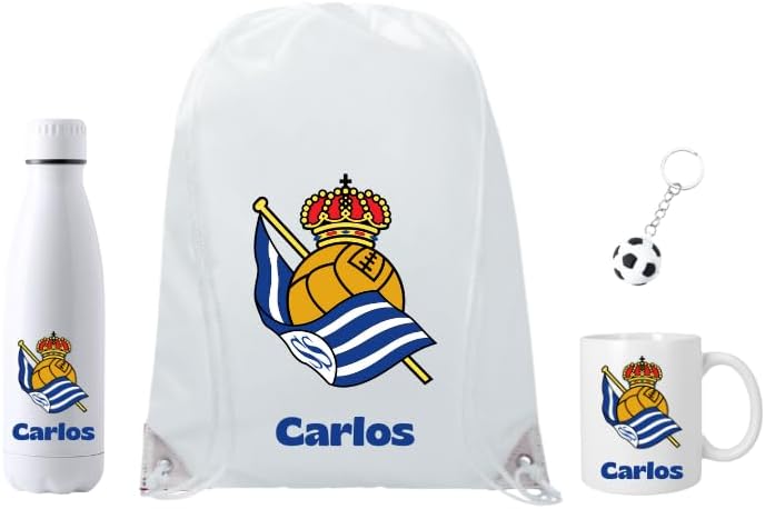 Genérico Escudo Real Sociedad - Personalizado con Nombre - Regalo...
