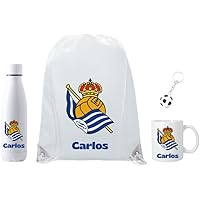 Genérico Escudo Real Sociedad - Personalizado con Nombre -
