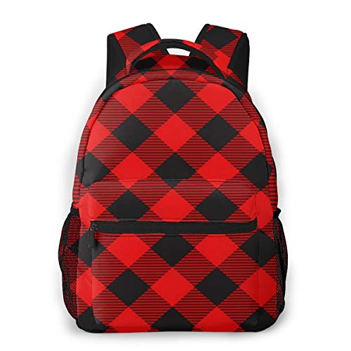 Preisvergleich Produktbild Laptop Rucksack Schulrucksack Gekipptes Schnittholz Raster, 14 Zoll Reise Daypack Wasserdicht für Arbeit Business Schule Männer Frauen