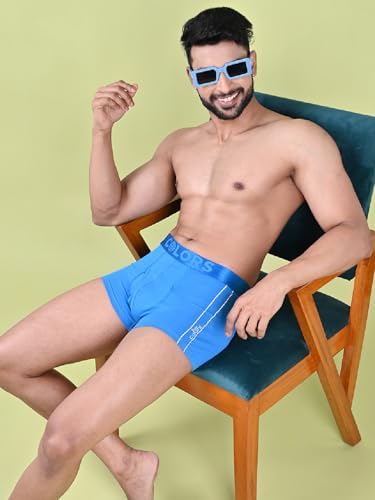 Image of Rupa Colors Pep Collection Trunk for Men, Cotton Blend, Anti Ride-Up, Snug Fit, Pack of 1