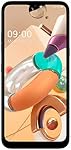 LG K41S 32GB (Canadian Model) 6.55" Display Quad Camera LM-K410WM | Long Lasting Battery Unlocked Smartphone - Titanium (Renewed)