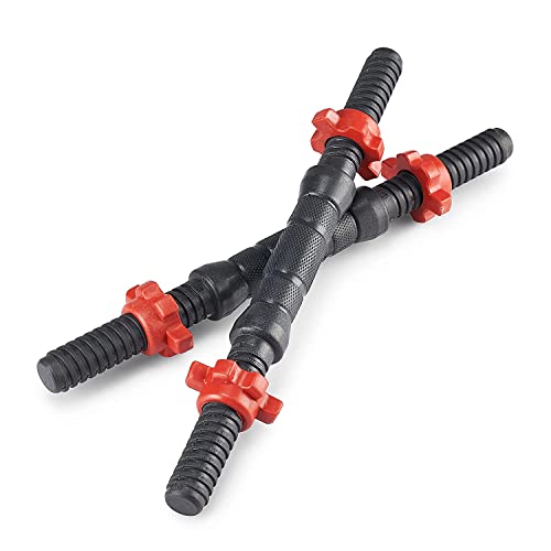 GOURAV FITNESS Dumbbell Rods (24mm Diameter) |Barbell Rods Weight Lifting Strength Training & Exercise Fitness, Equipment for Home Gym Workout (6 Months Warranty, Black)