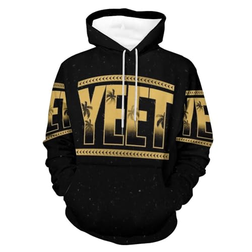 SBKGBIEHG Jey Uso Wrestler Fashion Hip Hop Women/Men Hoodie Sweatshirt With Pocket Black
