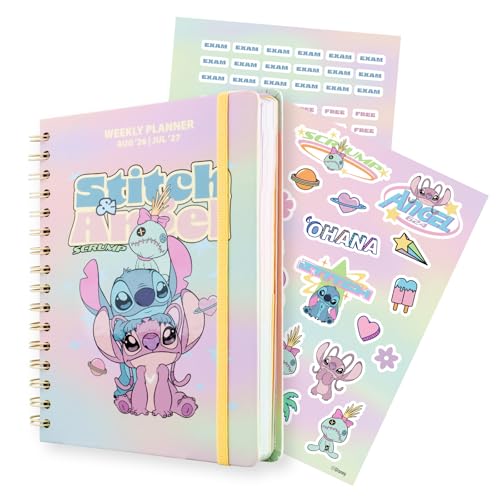 Grupo Erik Agenda escolar 2026 2027 Stitch Semana Vista