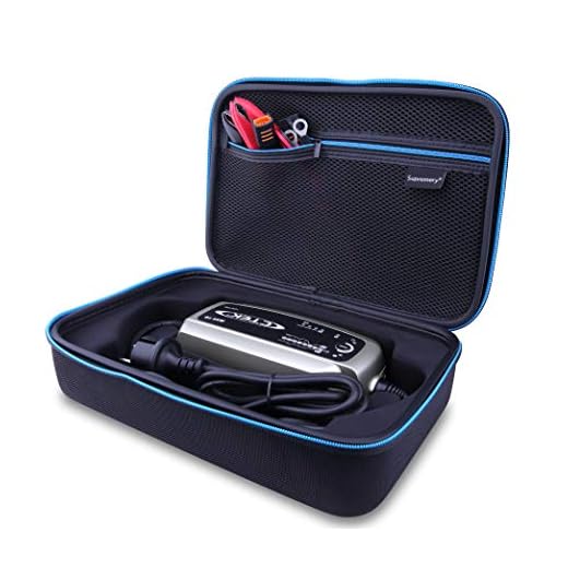 Supremery Väska för CTEK MXS 10 multifunktion batteriladdare fodral skyddsskal etui bärväska