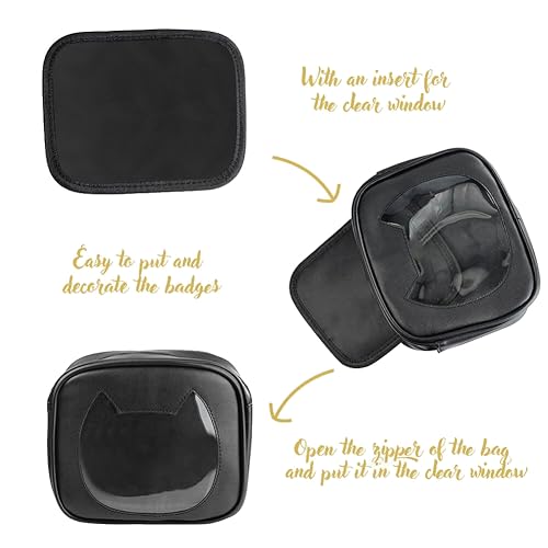 STEAMEDBUN Ita Bag Crossbody Cat Small Ita Purse Pin Display Bag with Insert2