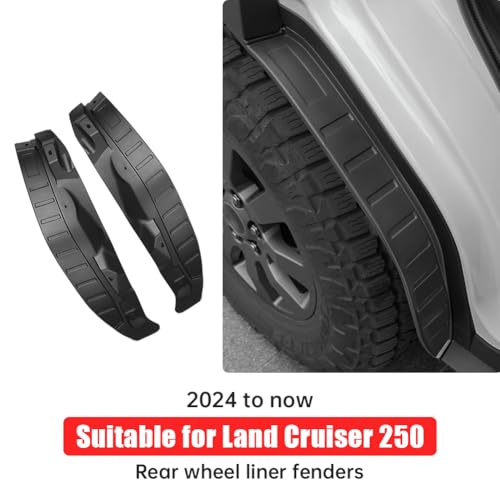 Image of Rear Wheel Anti-mud Fender for 2024-2025 2026 Toyota Land Cruiser 250 1958 Prado LC250 J250 No-Drill Installation Anti-mud Fender Interior Modification Accessories