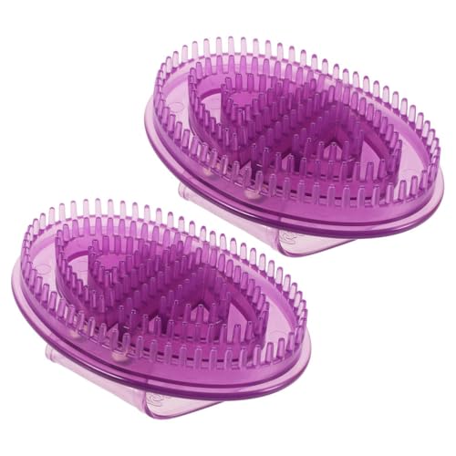 BESTYASH 2 Teilige Meridian Massagebürste Silikon Körpermassagebürste – Handschrubber Zur Entspannung Ergonomisch Und Hautfreundlich – Massagegerät Für Zuhause Und Den Salon