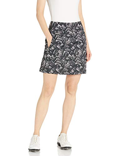 Cutter & Buck Women's Performance, Pull-on Roxanne Printed Knit Skort with Pockets, Multi, S