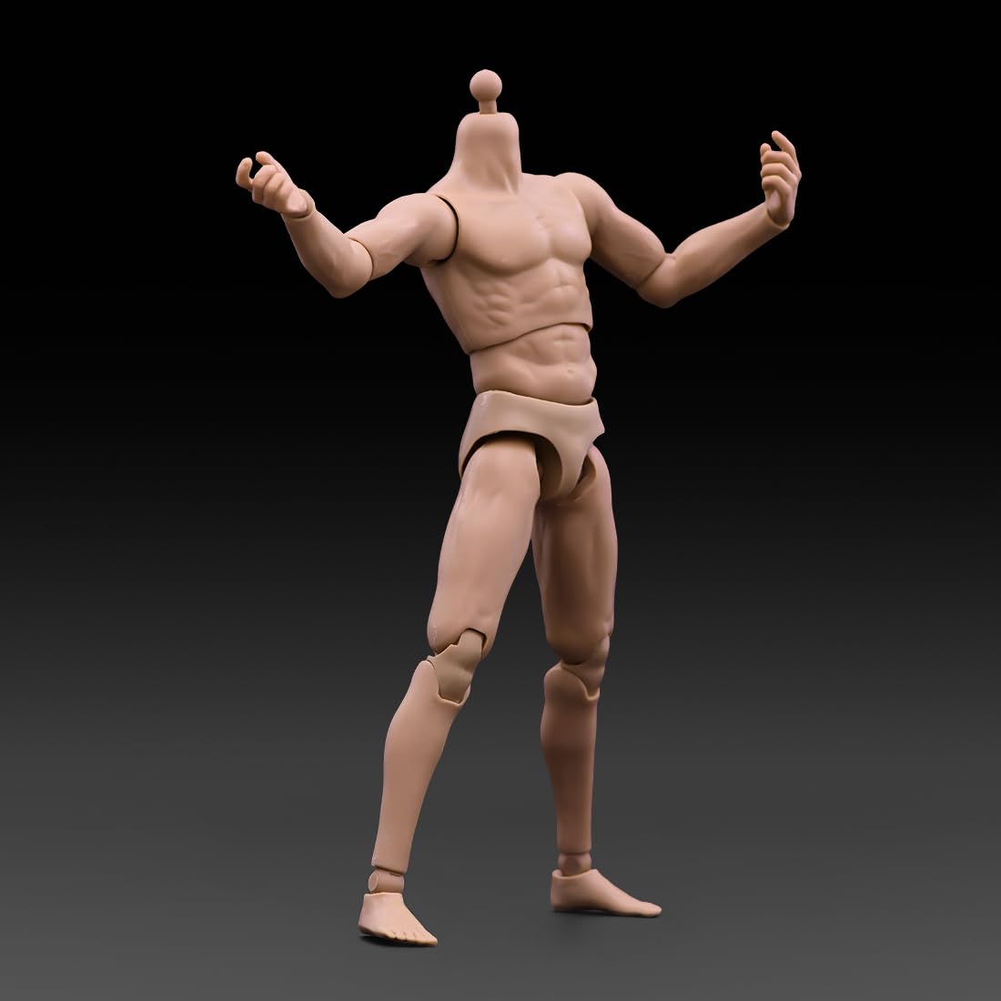 1/6 Scala Maschio Action Figure Corpo Forte Muscolo con Collo per Raccolta