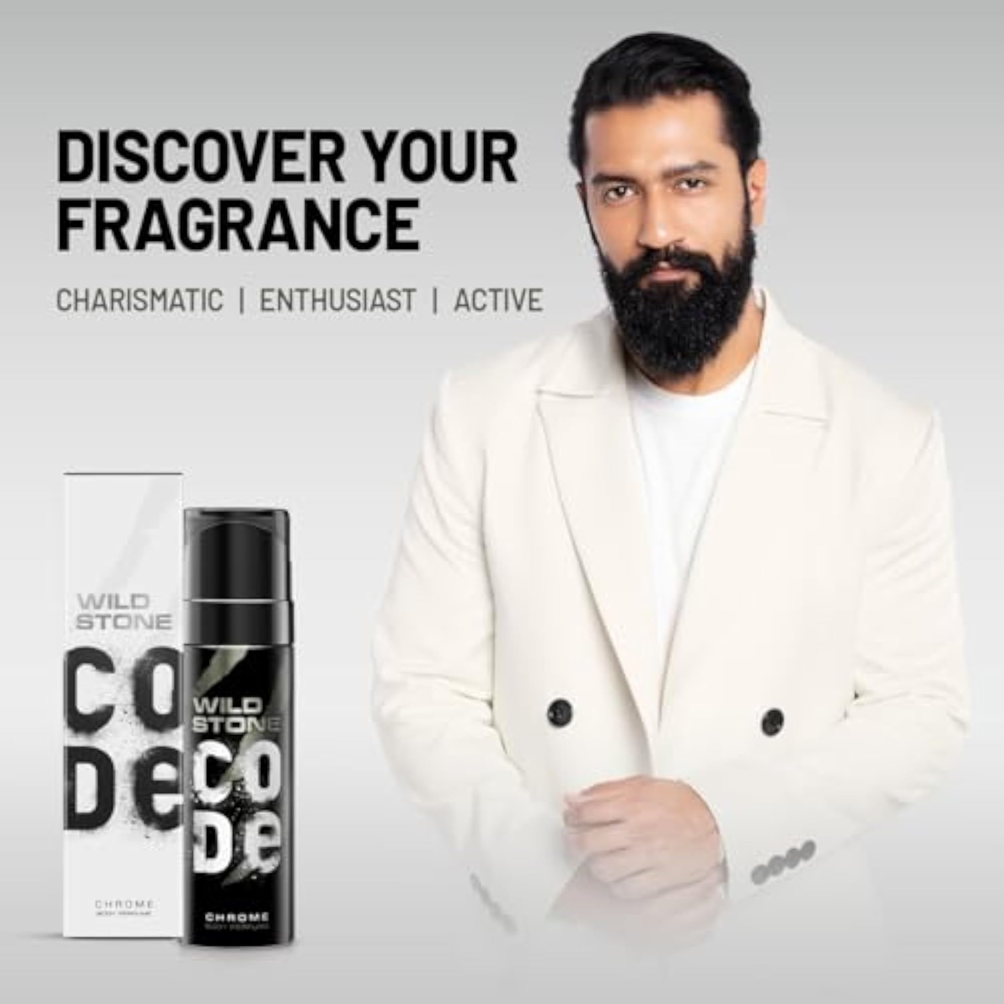 Chrome No Gas Body Perfume Spray for Men Pack of 3