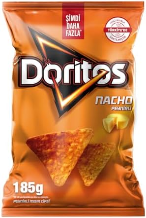Doritos Nacho Peynirli Mısır Cipsi Parti Boy 185 g — Amazon ürün görseli