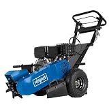 Scheppach Levigatrice a benzina SGM4200 con profondità di fresatura di 235 mm sotto il suolo e 600 mm dal suolo, 12,2 CV – 9 kW, diametro del disco da taglio 300 mm, larghezza 90 mm, 9 denti di fresa