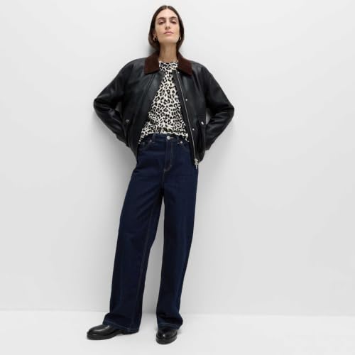 Image of Marks & Spencer Wide Leg High Waisted Jeans